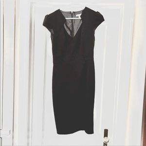 NY&Co LBD iconic V-neck, fitted sheath dress